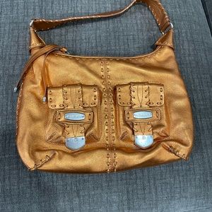 Metallic Michael Kors hobo